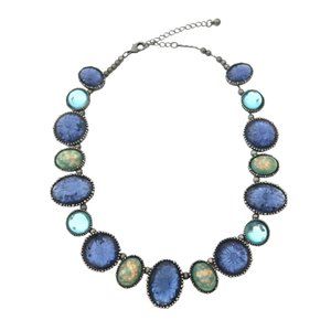 vtg AVON Glass & Lucite stone necklace